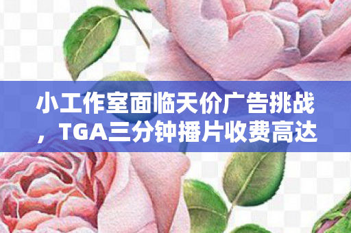 小工作室面临天价广告挑战，TGA三分钟播片收费高达七百万！