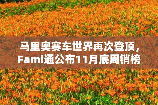 马里奥赛车世界再次登顶，Fami通公布11月底周销榜