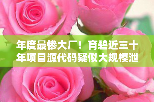 年度最惨大厂！育碧近三十年项目源代码疑似大规模泄露