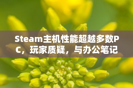 Steam主机性能超越多数PC，玩家质疑，与办公笔记本相比吗？