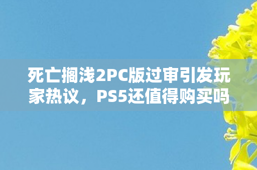 死亡搁浅2PC版过审引发玩家热议，PS5还值得购买吗？