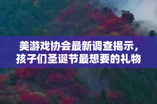 美游戏协会最新调查揭示，孩子们圣诞节最想要的礼物竟是电子游戏设备！