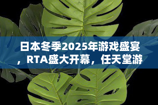 日本冬季2025年游戏盛宴，RTA盛大开幕，任天堂游戏强势回归