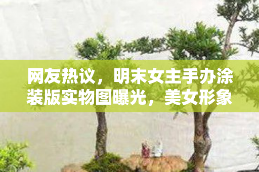 网友热议，明末女主手办涂装版实物图曝光，美女形象竟变大姨！