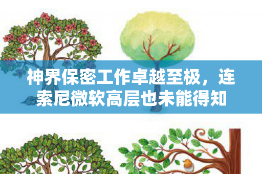 神界保密工作卓越至极，连索尼微软高层也未能得知