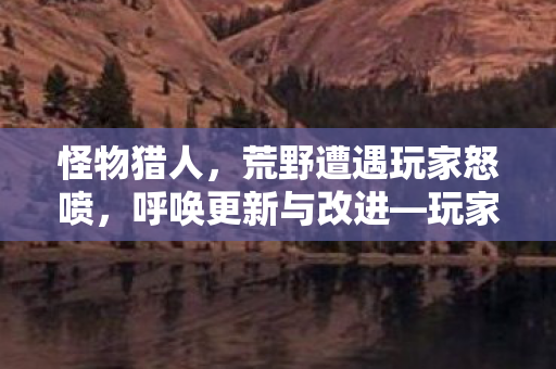 怪物猎人，荒野遭遇玩家怒喷，呼唤更新与改进—玩家心声，请回炉重做！