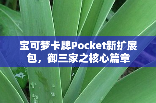 宝可梦卡牌Pocket新扩展包，御三家之核心篇章