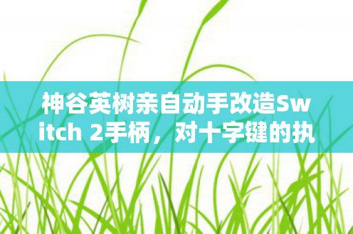 神谷英树亲自动手改造Switch 2手柄，对十字键的执念