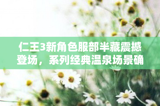 仁王3新角色服部半藏震撼登场，系列经典温泉场景确认回归！