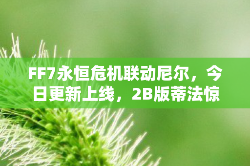 FF7永恒危机联动尼尔，今日更新上线，2B版蒂法惊艳亮相！