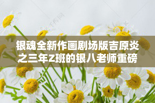 银魂全新作画剧场版吉原炎之三年Z班的银八老师重磅来袭！