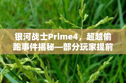 银河战士Prime4，超越偷跑事件揭秘—部分玩家提前拿到实体版游戏