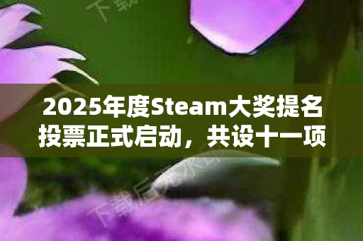 2025年度Steam大奖提名投票正式启动，共设十一项荣誉奖项