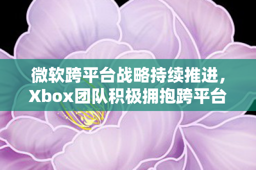 微软跨平台战略持续推进，Xbox团队积极拥抱跨平台时代