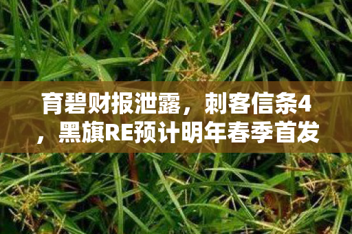育碧财报泄露，刺客信条4，黑旗RE预计明年春季首发