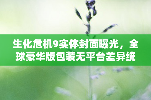 生化危机9实体封面曝光，全球豪华版包装无平台差异统一呈现