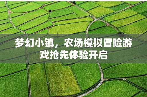 梦幻小镇，农场模拟冒险游戏抢先体验开启