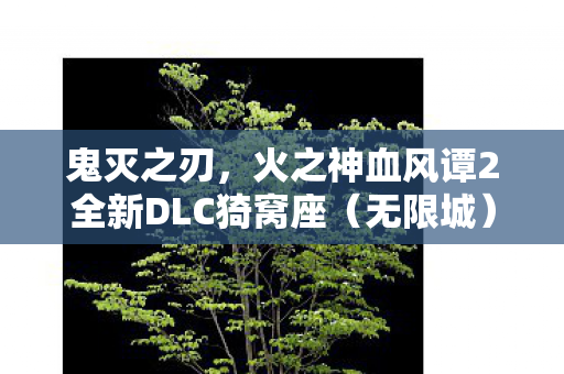 鬼灭之刃，火之神血风谭2全新DLC猗窝座（无限城）角色包震撼发布！