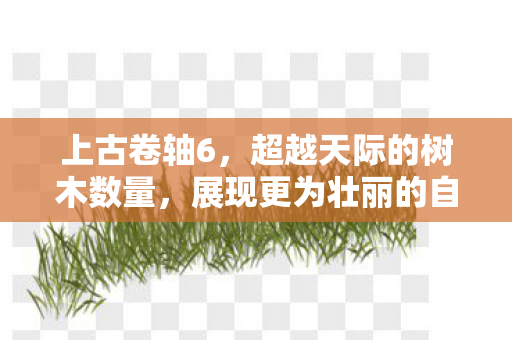 上古卷轴6，超越天际的树木数量，展现更为壮丽的自然风貌！