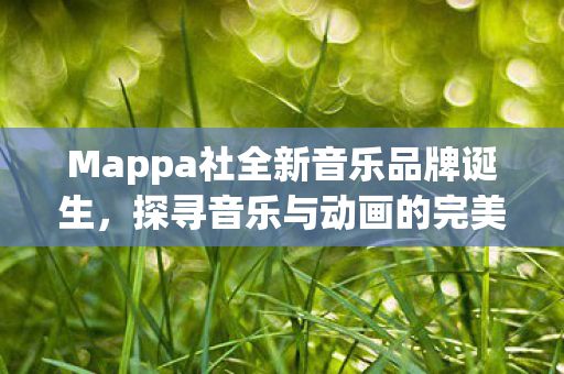 Mappa社全新音乐品牌诞生，探寻音乐与动画的完美结合之路