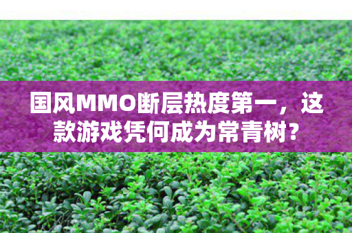 国风MMO断层热度第一，这款游戏凭何成为常青树？