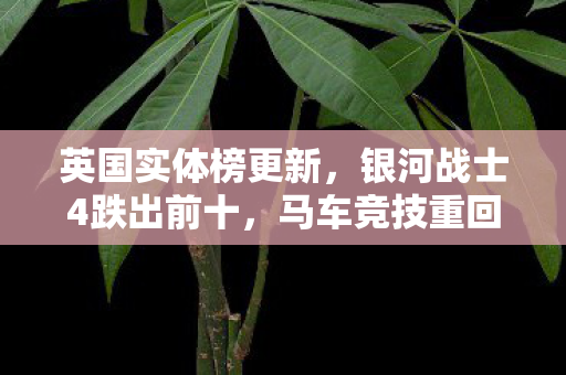 英国实体榜更新，银河战士4跌出前十，马车竞技重回巅峰