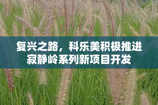 复兴之路，科乐美积极推进寂静岭系列新项目开发