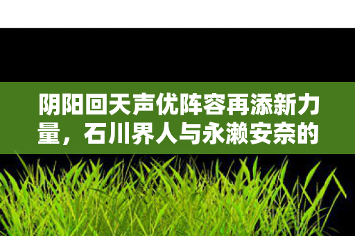 阴阳回天声优阵容再添新力量，石川界人与永濑安奈的华丽加盟