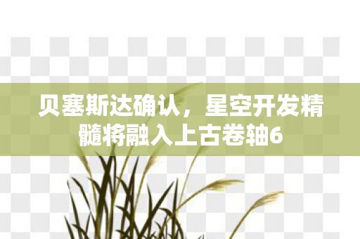 贝塞斯达确认，星空开发精髓将融入上古卷轴6