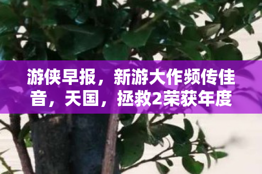 游侠早报，新游大作频传佳音，天国，拯救2荣获年度大奖，同时确认光与影将使用生成式AI技术