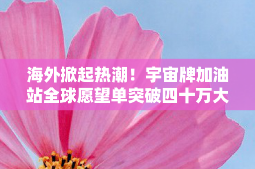 海外掀起热潮！宇宙牌加油站全球愿望单突破四十万大关，官方中文版Demo免费体验