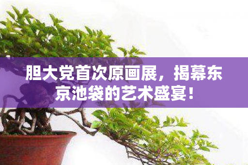 胆大党首次原画展，揭幕东京池袋的艺术盛宴！