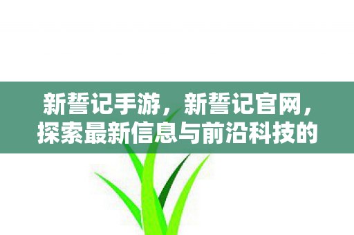 新誓记手游，新誓记官网，探索最新信息与前沿科技的平台