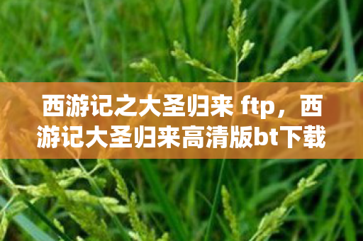 西游记之大圣归来 ftp，西游记大圣归来高清版bt下载，重温经典之旅