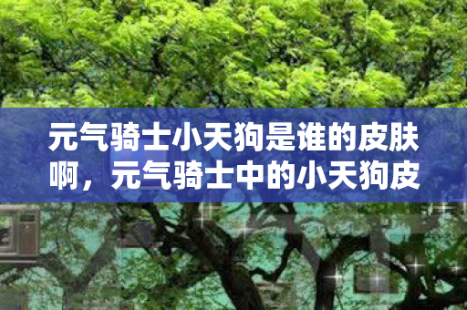 元气骑士小天狗是谁的皮肤啊，元气骑士中的小天狗皮肤揭秘