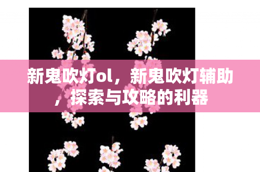 新鬼吹灯ol，新鬼吹灯辅助，探索与攻略的利器