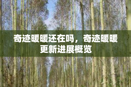 奇迹暖暖还在吗，奇迹暖暖更新进展概览