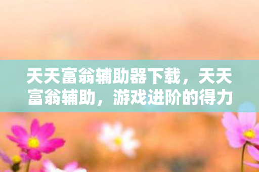 天天富翁辅助器下载，天天富翁辅助，游戏进阶的得力助手