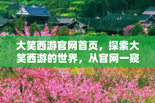 大笑西游官网首页，探索大笑西游的世界，从官网一窥究竟