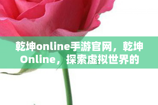 乾坤online手游官网，乾坤Online，探索虚拟世界的无限可能