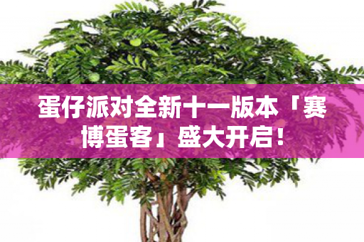 蛋仔派对全新十一版本「赛博蛋客」盛大开启！