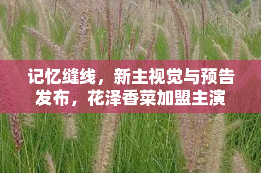 记忆缝线，新主视觉与预告发布，花泽香菜加盟主演