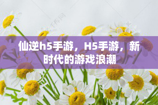 仙逆h5手游，H5手游，新时代的游戏浪潮