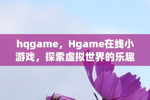 hqgame，Hgame在线小游戏，探索虚拟世界的乐趣