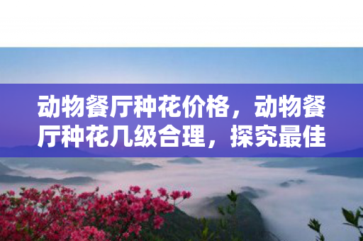 动物餐厅种花价格，动物餐厅种花几级合理，探究最佳种植级别与策略