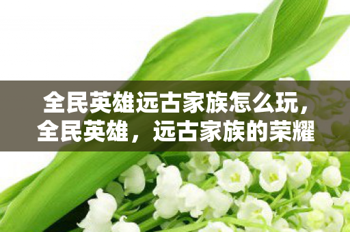 全民英雄远古家族怎么玩，全民英雄，远古家族的荣耀与传承