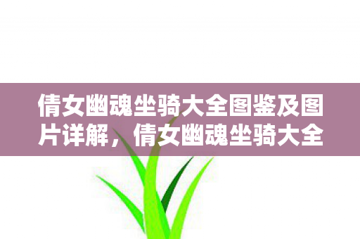 倩女幽魂坐骑大全图鉴及图片详解，倩女幽魂坐骑大全，探索神秘世界的骑乘之选