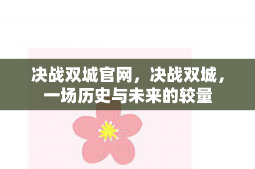 决战双城官网，决战双城，一场历史与未来的较量