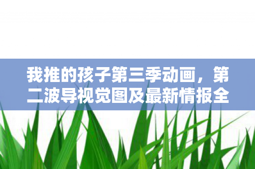 我推的孩子第三季动画，第二波导视觉图及最新情报全面解禁