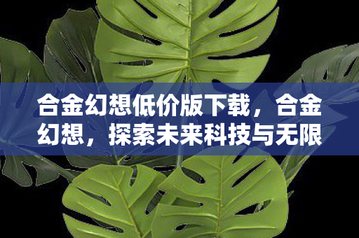 合金幻想低价版下载，合金幻想，探索未来科技与无限可能